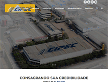 Tablet Screenshot of cipec.com.br